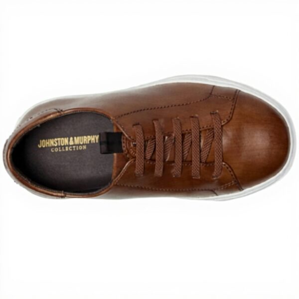 Johnston Murphy Anson Baskets cuir veau marron homme