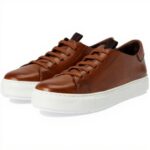 Johnston Murphy Anson Baskets cuir veau marron homme