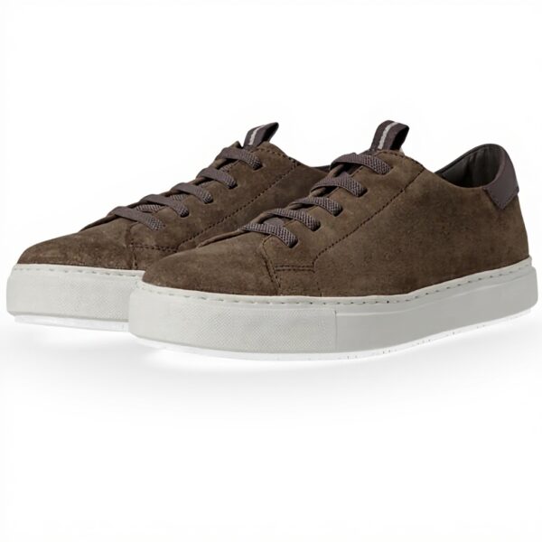 Baskets décontractées Johnston amp Murphy daim gris confort