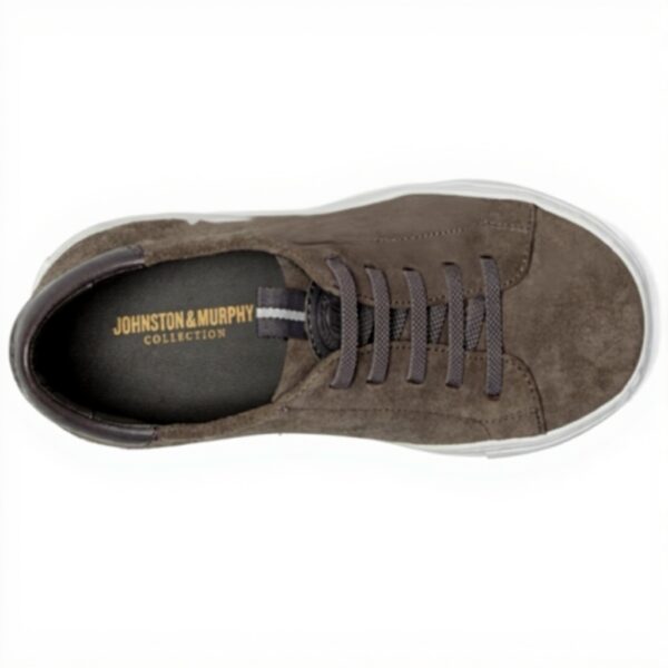 Baskets décontractées Johnston amp Murphy daim gris confort