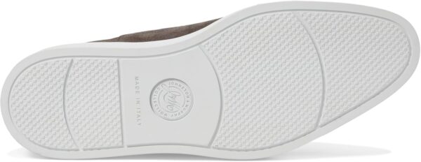 Baskets Johnston & Murphy homme daim italien gris bout rond-2