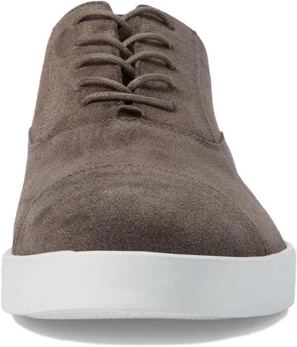 Baskets Johnston & Murphy homme daim italien gris bout rond-5