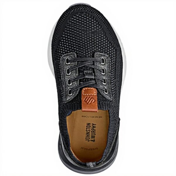 Baskets Kinnon Knit Johnston amp Murphy Homme Tricot Noir Gris