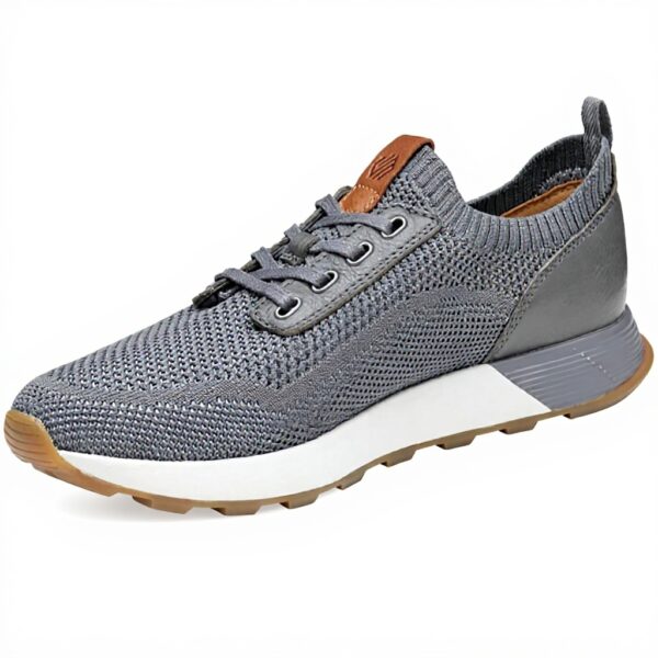 Baskets mode Johnston amp Murphy Kinnon Knit homme gris