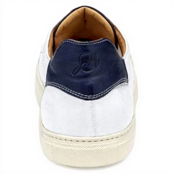 Baskets homme Johnston Murphy Jared lacets cuir blanc