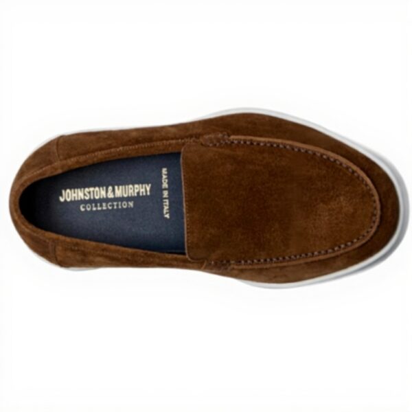 Johnston Murphy Mocassins vénitiens enfiler cuir tabatier
