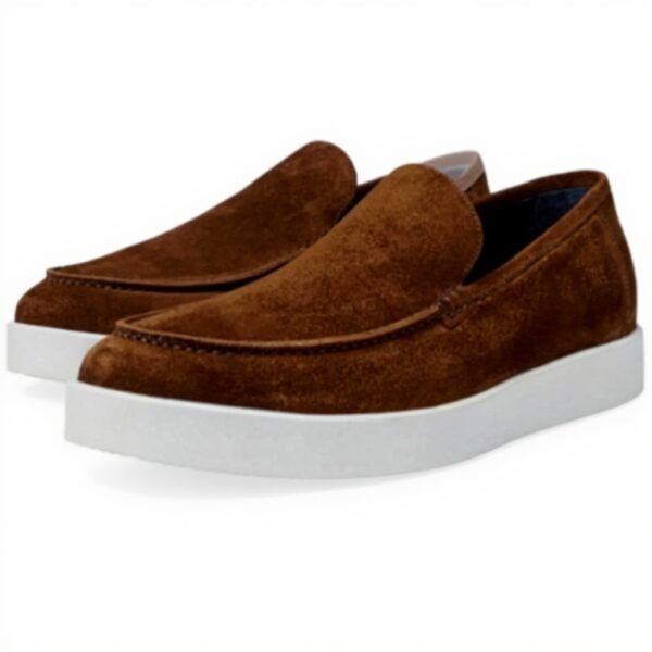 Johnston Murphy Mocassins vénitiens enfiler cuir tabatier