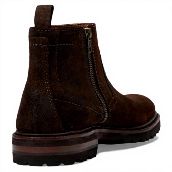 Bottines homme Johnston Murphy Dudley fermeture éclair daim