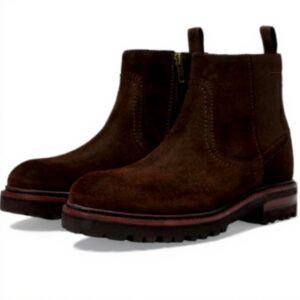 Bottines homme Johnston Murphy Dudley fermeture éclair daim