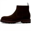 Bottines homme Johnston Murphy Dudley fermeture éclair daim