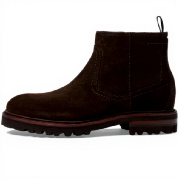 Bottines homme Johnston Murphy Dudley fermeture éclair daim