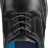 Mocassins Johnston Murphy Gibbons Wingtip noir cuir pleine-1