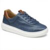 Baskets Johnston amp Murphy Homme Anders Perfed Cuir Bleu