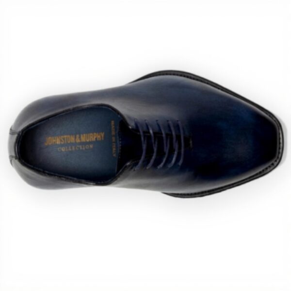 Oxford Homme Johnston amp Murphy Cuir Italien Bleu Marine