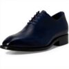 Oxford Homme Johnston amp Murphy Cuir Italien Bleu Marine