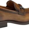 Mocassins Johnston & Murphy Hawthorn Bit Homme Cuir Havane-1
