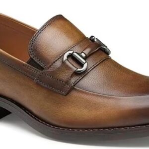 Mocassins Johnston & Murphy Hawthorn Bit Homme Cuir Havane-0