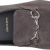 Mocassins homme Johnston Murphy daim italien gris Taylor Bit-1