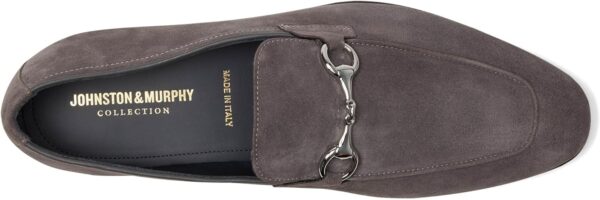 Mocassins homme Johnston Murphy daim italien gris Taylor Bit-1