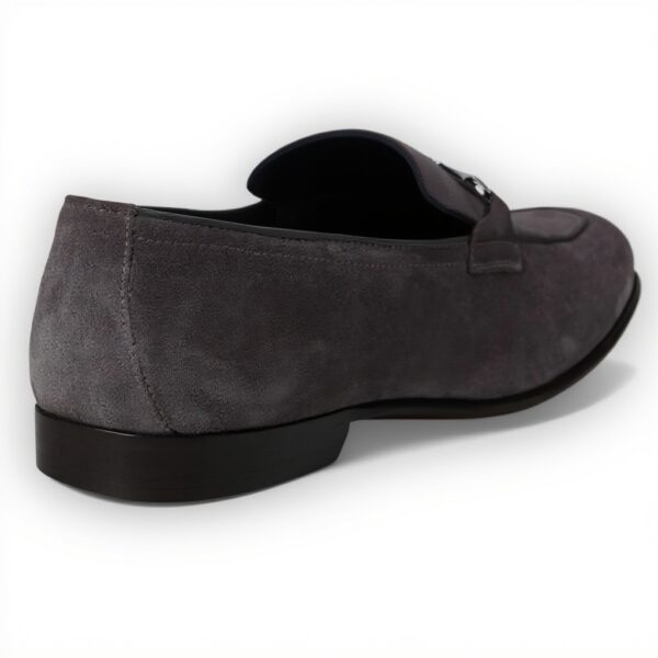 Mocassins homme Johnston Murphy daim italien gris Taylor Bit