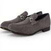 Mocassins homme Johnston Murphy daim italien gris Taylor Bit