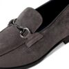 Mocassins homme Johnston Murphy daim italien gris Taylor Bit