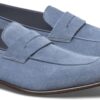 Mocassins Johnston & Murphy Taylor Penny Daim Italien Homme-3