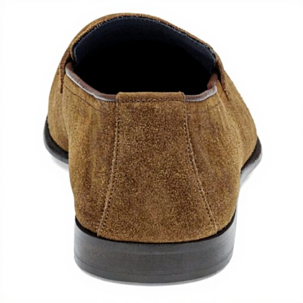 Mocassins Johnston Murphy Taylor Penny Snuff Suède Italien