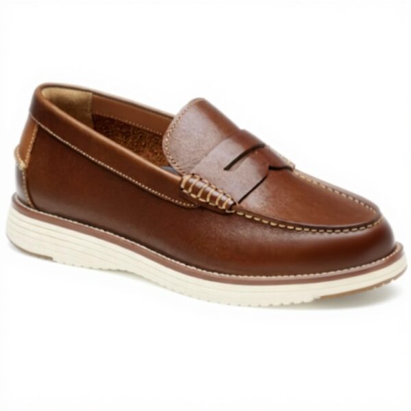 Mocassins Johnston amp Murphy Upton Penny cuir pleine fleur