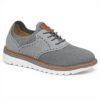 Chaussures Oxford Johnston Murphy gris nubuck confortable